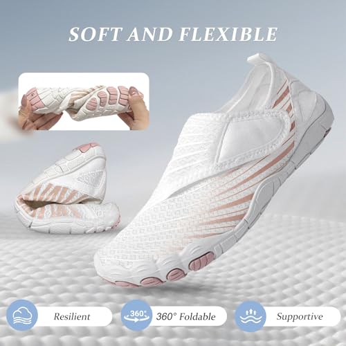 Image of ELETON Barefoot Shoes Women Men Hiking Water Shoes Wide Toe Box Zero Drop