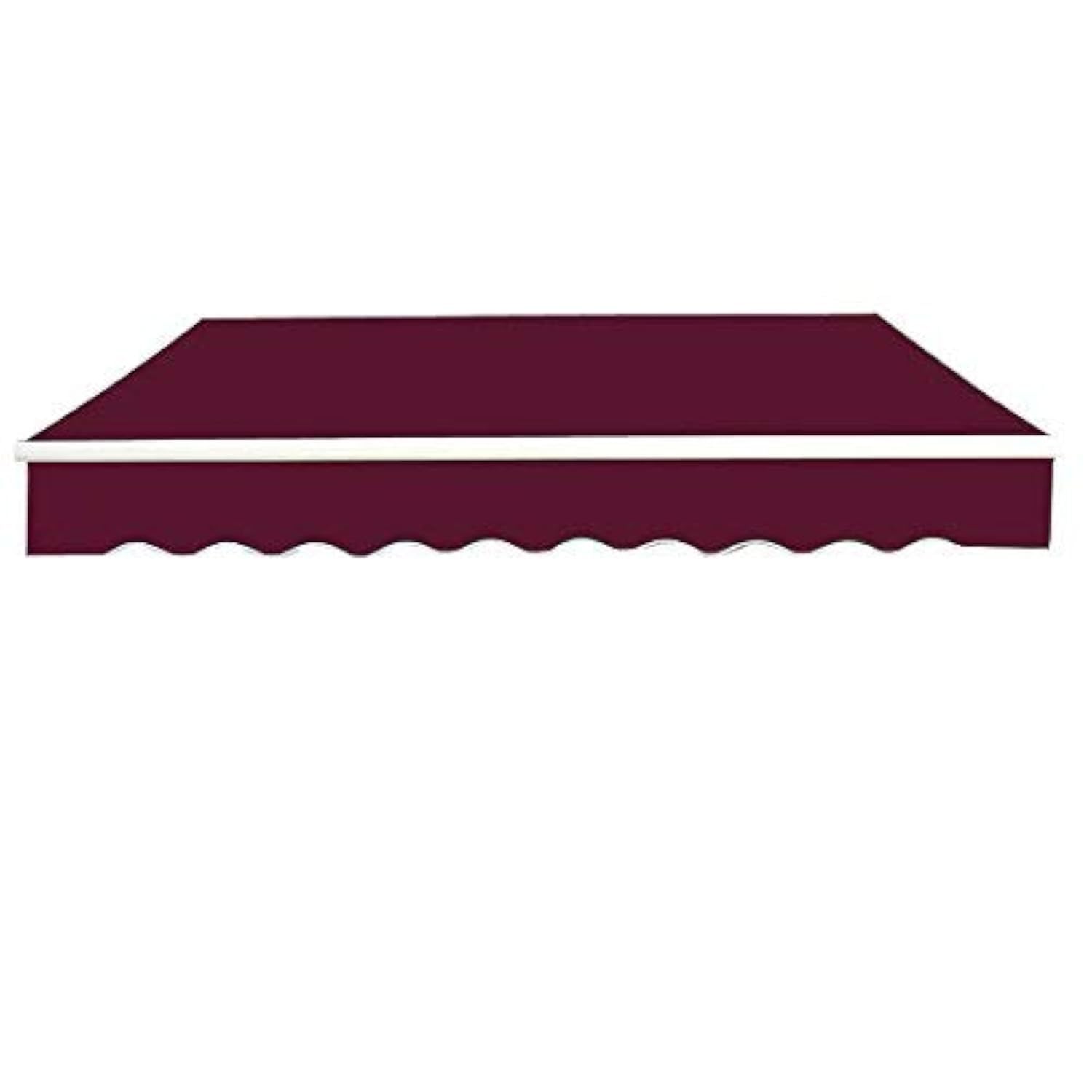 Greenbay Wine Red Garden Patio Awning Canopy Sun Shade Shelter Replacement Fabric - 2.5M x 2M