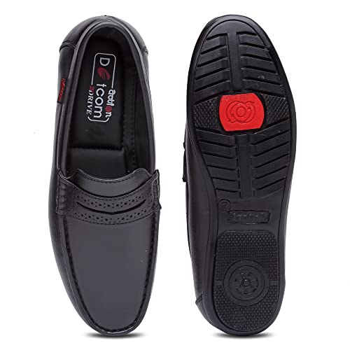 Image of Action-DRIVE-43 Lightweight Comfortable Synthetic Leather Loafers for Men