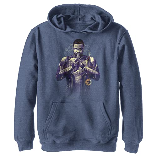 Sweat Marvel Eternals Phastos pour garçon, sweat à capuche bleu marine en polaire, taille M