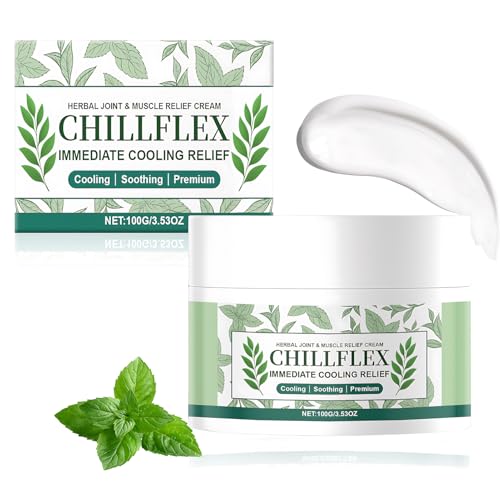 Crema de Alivio Instantáneo, Crema Relajante de Mentol, crema Refrescante Instantánea, Calma la Piel, Adecuado para Actividades Articulares, Cuerpo Entero, 100g