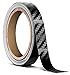 VViViD Black Carbon Fiber Air-Release Adhesive Vinyl Tape Roll (1/2 Inch x 20ft)