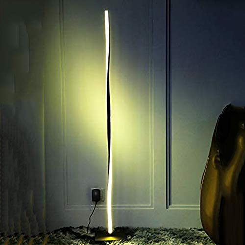 RGB Bunte Wand Ecke Bodenleuchten, Touch Fernbedienung Dimmen Wohnzimmer Stehleuchte LED 16 Millionen Farben Leselampe für Schlafzimmer