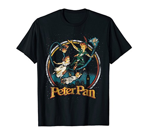 Disney Peter Pan Group London Flyin Graphic T-Shirt