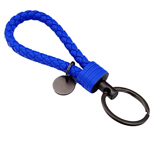Zorratin Braided Weave Leather Key Fob Keychain Ring Grip Universal fit All Car Models