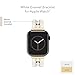 Anne Klein Fashion Bracelet for Apple Watch, Secure, Adjustable, Apple Watch Replacement Band, Fits Most Wrists