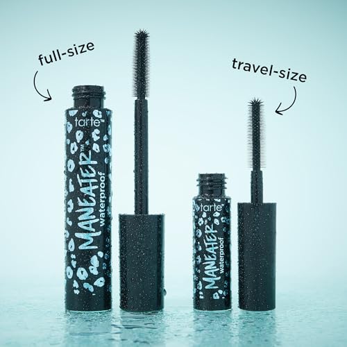 tarte maneater waterproof mascara - black - full size - Image 9