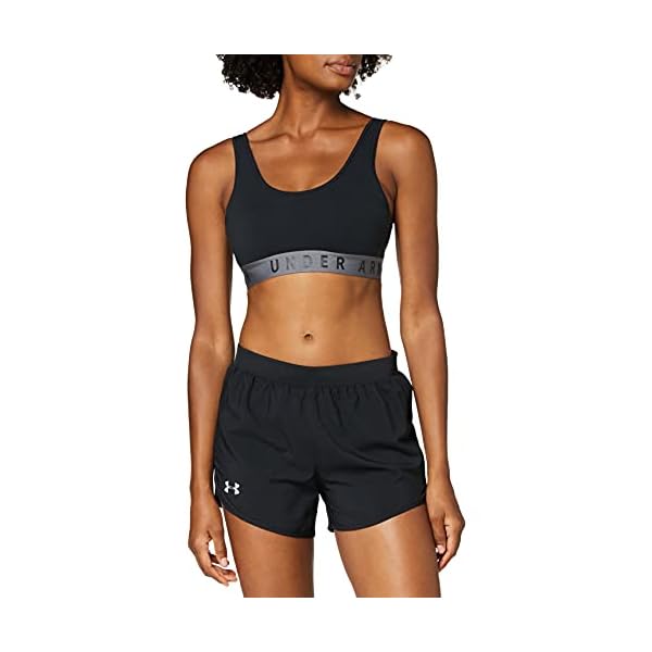 Under-Armour-Womens-Fly-By-20-Running-Shorts Under Armour Womens Fly By 2.0 Running Shorts , Black (001)/Black , X-Large