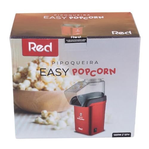 Pipoqueira Elétrica Red Mobile Easy Vermelha 127V
