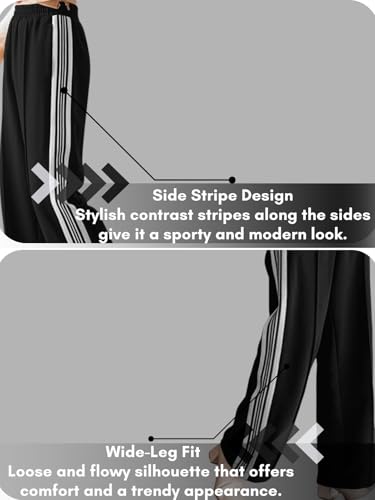 Image of GRECIILOOKS Trousers for Woman | Womens High Rise High Waist Flared Korean Style | Formal Pant for Women Office Wear| Track Pants for Womans Elegant for College & Events (Available in Plus Size)