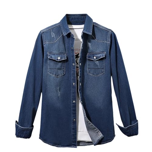 Chemise en jean cargo homme idéale pour le voyage et le quotidien style western
