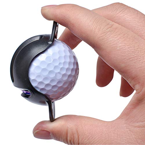 Cualfec 8 Pack Golf Ball Line Drawing Marker Golf Ball Liner Golf Ball Marking Tool Kit - 4 Golf Ball Marking Stencils and 4 Color Markers