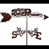 girouette bus en anglais 1. Le kit contient tout dans une boîte. Il contient tout ce dont vous avez besoin pour installer une girouette. Inclus dans ce kit complet de robinetterie. Dessus de baseball garçon, pare-vent, volant, support de poteau de jardin.