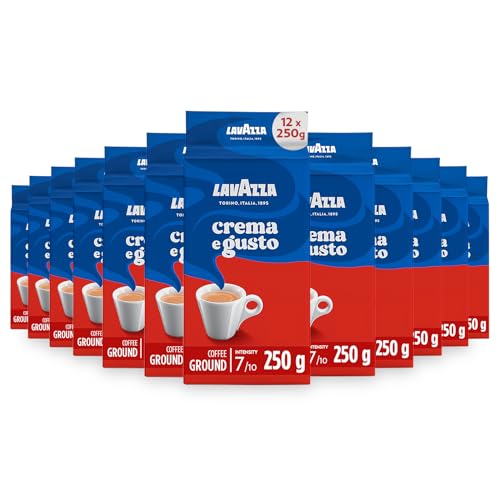 Caffè Macinato Crema e Gusto Classico 12x250 gr - Lavazza