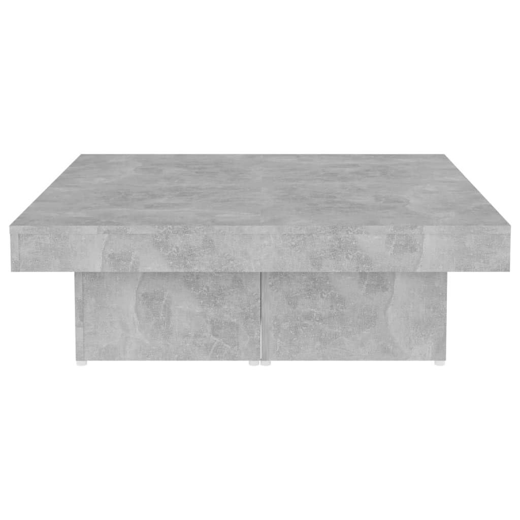 Couchtisch Betongrau 90x90x28 cm Spanplatte