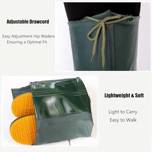 Botas de PVC impermeables ligeras para caza pesca hombre y mujer 5