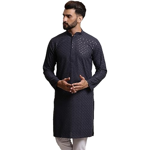 Image of SOJANYA Men's Cotton Regular Kurta