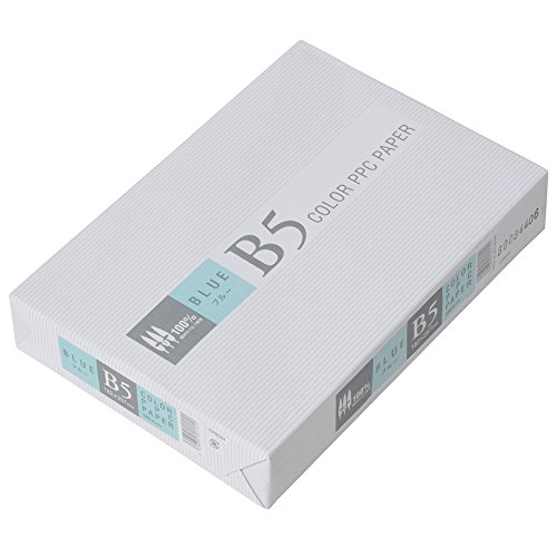 APP カラーコピー用紙 B5 ブルー 紙厚0.09mm 500枚