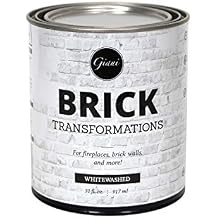 Giani Brick Transformations Whitewash Paint for Brick Walls and Fireplaces