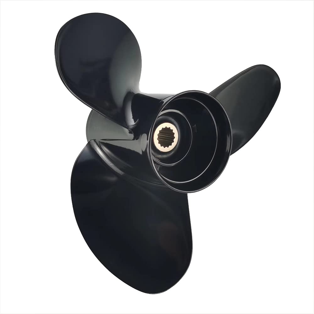 Aluminum 3 Blades Outboard Propeller for 4-1/4" Gearcase Suzuki 70-140HP Engines,15 Spline Tooth,RH