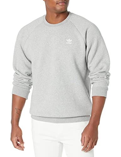 Sweat adidas Originals Trefoil Essentials, la qualité d'un molleton gris haut de gamme en taille XS