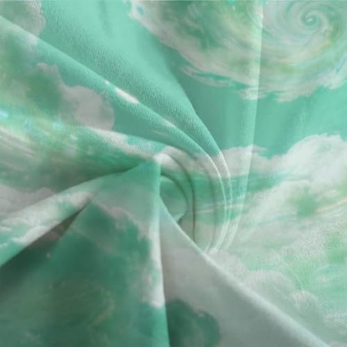 Parure de lit 200x200 Nuages Oniriques housse couette ado - 7