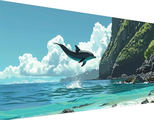 Diamond Painting Paysage 5D Mer Kit Complet Peinture Diamant 50x100cm