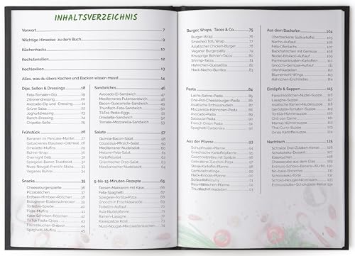 Kochbuch für Teenager – 5 Zutaten: alle Rezepte inkl. Farbfotos – Minimaler Aufwand, maximaler Geschmack