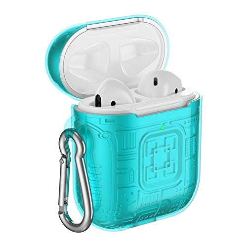 2023 ������APods 1 2�C��1 PC + TPU�X�[�c�P�[�X�̗����h�~�ϏՌ��ی�P�[�X�p�ی�P�[�X (Color : Green)