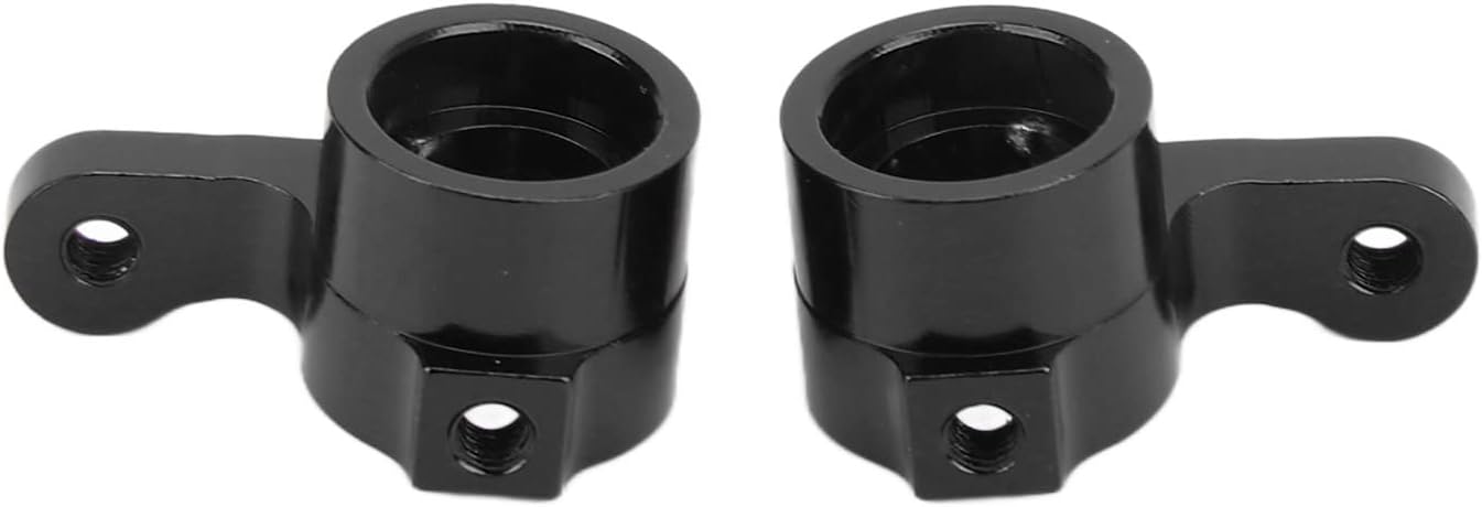 RC Upper Lower Arm Steering Cup Set, Metal Upper Lower Swing Arm Steering Cup Set for WPL D12 RC Car(Black)
