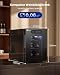 Upstreman Weinkühlschrank Klein 6 Flaschen, 5-18℃ einstellbar, Kleiner Kühlschrank mit Glastür, Weinkühler Elektrisch mit Touch-Display und LED-Innenbeleuchtung, Wine Fridge W6