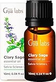 Olio essenziale di salvia sclarea - Un detergente confortante per un cuoio capelluto più sano (10 ml) - Olio di salvia sclarea di grado terapeutico puro al 100%