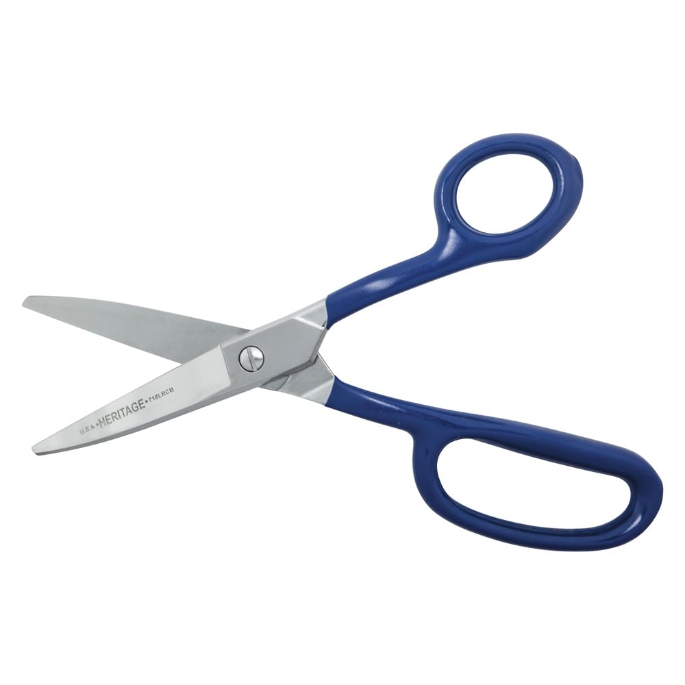 Klein Tools g718lrcb resistente alfombra esquila tijeras con curvado BLUNT cuchillas, 9