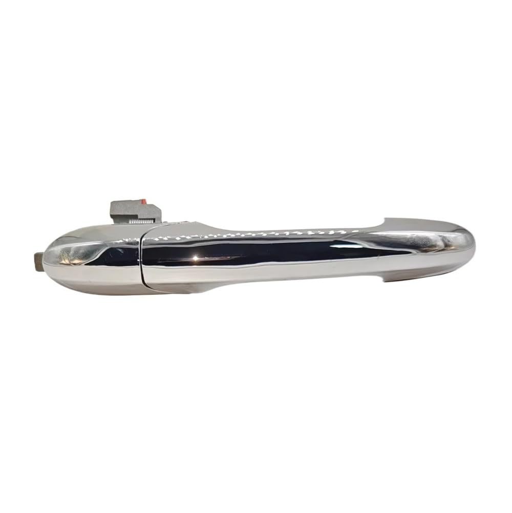 RAtsch Car Side Exterior Door Handle Left Or Right Side Door Handle Chrome for 500 2007-2020 for Alfa for Romeo for 147 2000-2010 735592028 735451696 68069942AC 68069943AC(Right Without Hole)