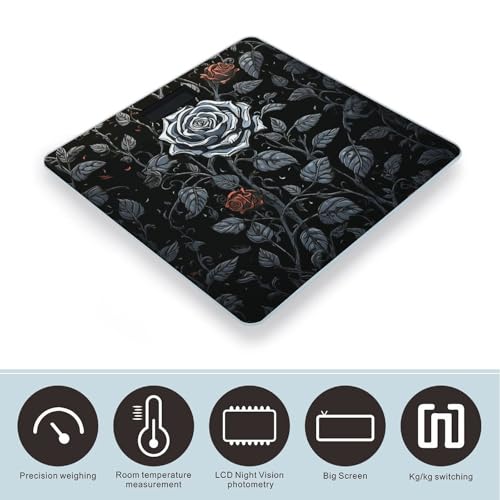 Báscula Digital de Peso Corporal Rose Gothic miniatura 3