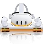 Fast VR Charging Dock for Meta Oculus Quest 3: LED Quest Charger Station for Oculus 3 Aceesories ...