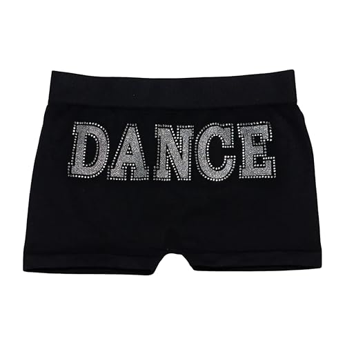 Girls Boy Shorts - Perfect for Dance Cheer Gym & Athletic Wear All Purpose One Size Girls 7-104