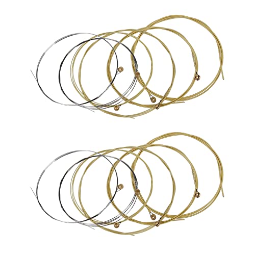 gudan 12x Metal Cordes pour Guitare Acoustique 1 Metre 1M Nouveau - Les Beatles, Paul McCartney, John Lennon, RIngo Starr, George Harrison gudan 12x Metal Cordes pour Guitare Acoustique 1 Metre 1M Nouveau