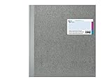 König & Ebhardt 8611822 Account Book Cash Column Sheets with Headers Design Cover Strap – Grey