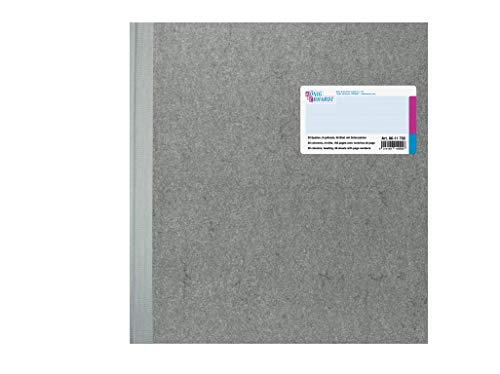 König & Ebhardt 8611822 Account Book Cash Column Sheets with Headers Design Cover Strap – Grey