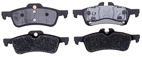 Plaquettes ACDelco 14D1060M avec friction semi-métallique arrière anti-bruit