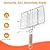 ORDORA Grill Basket, Fish Grill Basket, Rustproof Stainless Steel BBQ Grilling Basket for Meat,Steak etc, Grill Accessories,Grilling Gifts for Men Dad