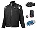 Bosch Professional Beheizbare Jacke GHJ 12+18V Unisex (inkl. 2.0 Ah Akku, 12/18 Volt, schwarz, im Karton) - Größe L