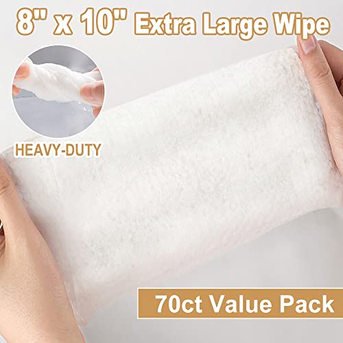 Air Jungles AJ150 3In1 Leather Cleaner Wipes 70 Count (Pack Of 1), Extra Large 8 Inch X 10 Inch Size Leather Clean Condition Protect Wipes For Vinyl, Apparel Furniture Auto Car Interior Shoes Boots Bags thumb #5