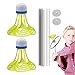 Badminton Solo Trainer - Hanging Badminton Training Set | Single Player Rebound Practice Swing | Badminton Training Equipment for Kids | Luminescent Badminton Practice with Highly Elastic Ropes