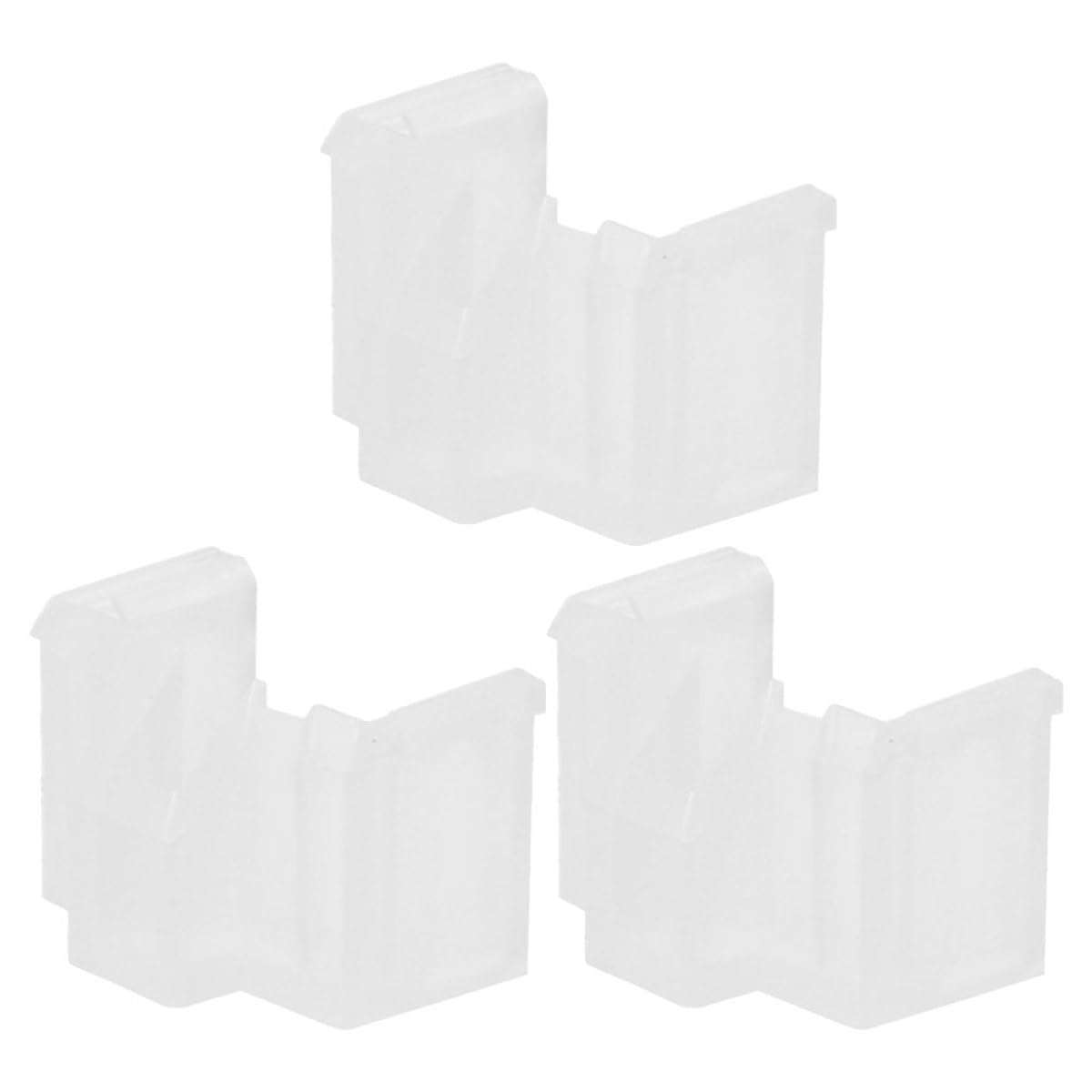 Fundas para aguja de tocadiscos 3600l juego de 3 cubiertas protectoras plásticas de vinilos 8