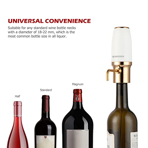 Winirina Electric Wine Aerator Dispenser Electric Smart Decanter