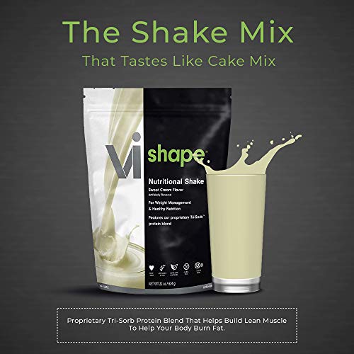 ViSalus Vi-Shape Nutritional Shake Mix Sweet Cream Flavor | 2 Bags (22oz  each / 48 total servings)