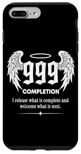 Angel Number 999 Completion Wings Spiritual Numerology Case for iPhone 7 Plus/8 Plus