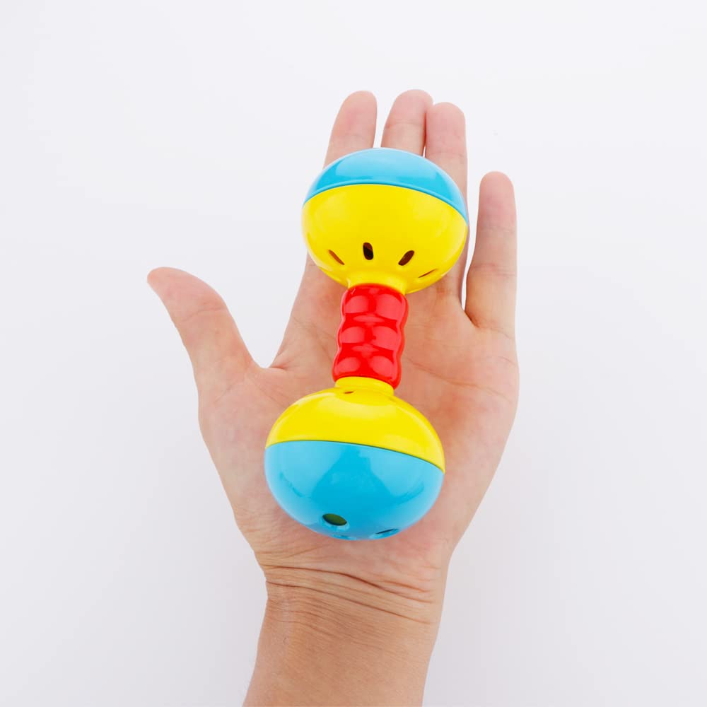 DQITJ 4er Set Vogel-Fußspielzeug - Barbell Hantel Mit Rasseln Für Papageien & Sittiche